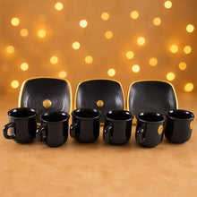 Sweet Buzz 9-Piece Seashell Ceramic Cup Set – Ideal for Home & Gifts